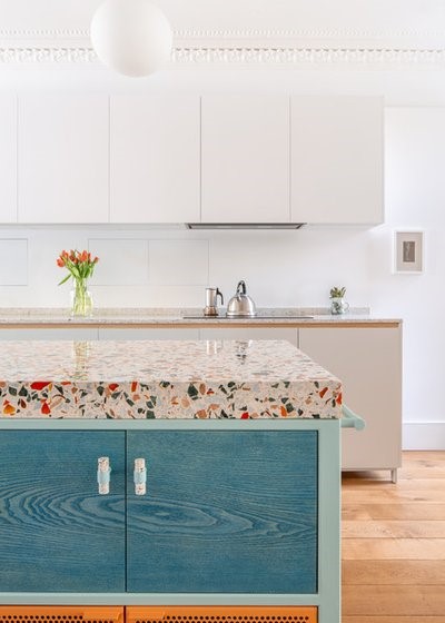 Contemporary Kitchen by Diespeker Terrazzo & Marble